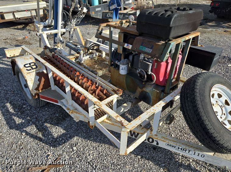 image for item EQ3882 2006 Mid-Western Machinery  HRT 110 vertical drill trailer