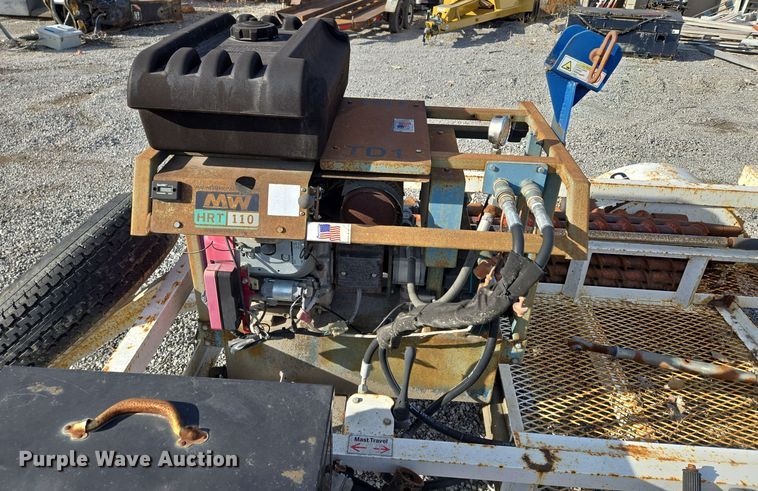 image for item EQ3882 2006 Mid-Western Machinery  HRT 110 vertical drill trailer