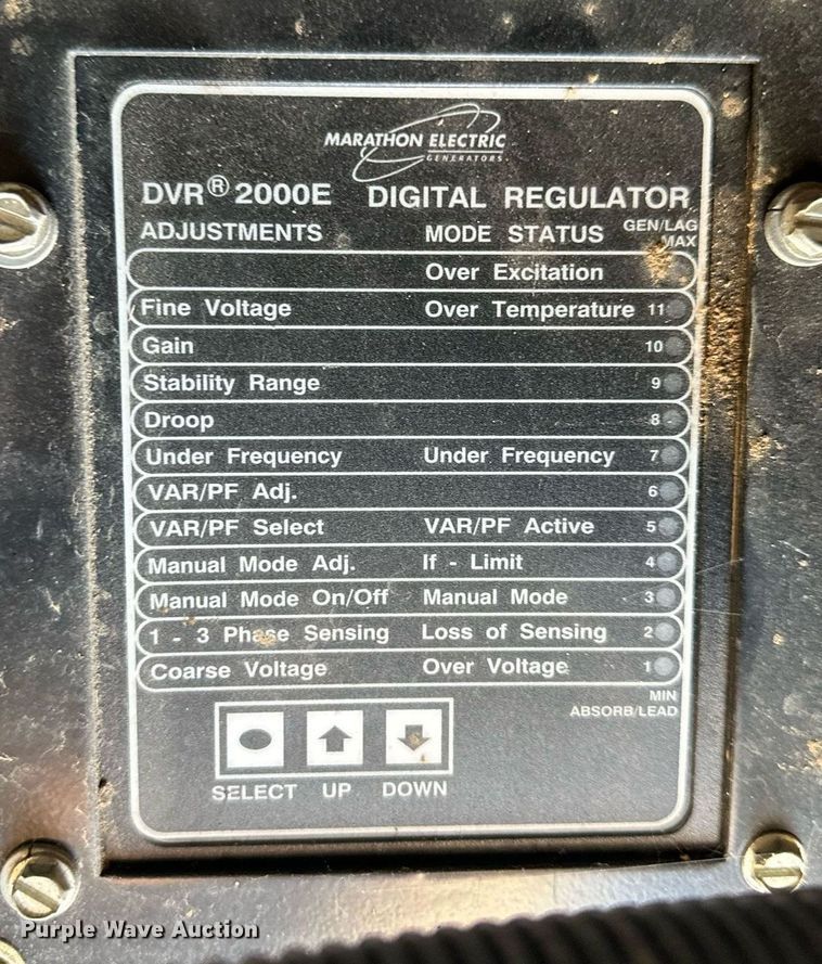 image for item ER8537 2001 Generac generator