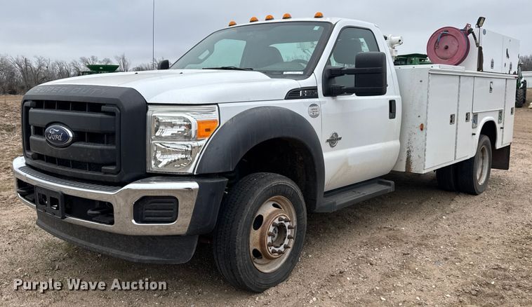 image for item LH9392 2014 Ford F550 Super Duty XL utility / service truck