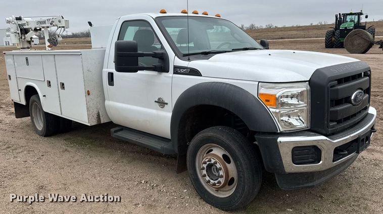 image for item LH9392 2014 Ford F550 Super Duty XL utility / service truck