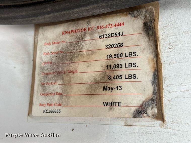 image for item LH9392 2014 Ford F550 Super Duty XL utility / service truck