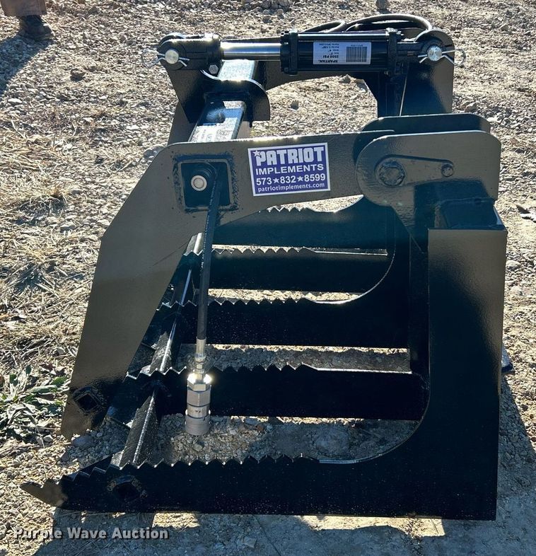 image for item NJ9620 Patriot Implements skid steer grapple bucket