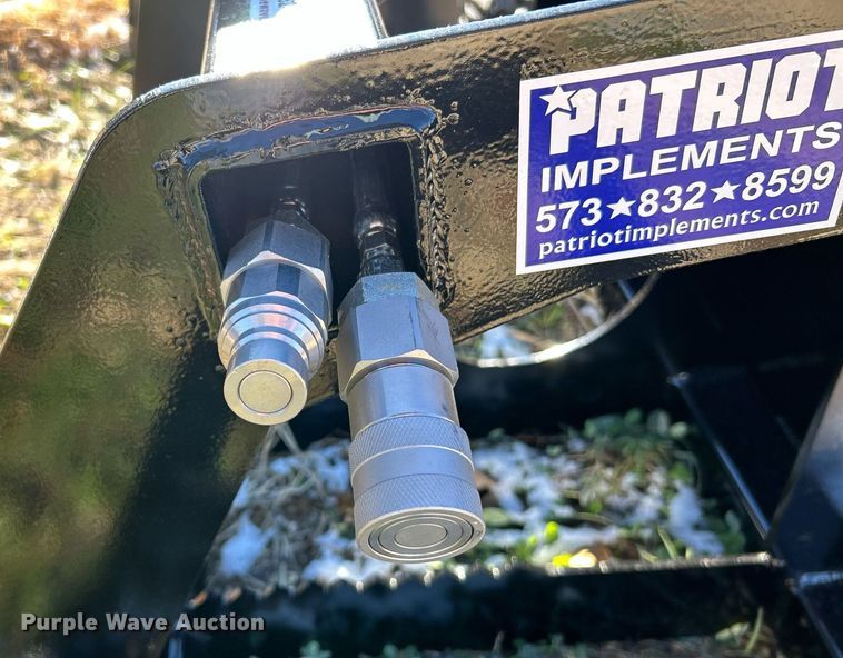 image for item NJ9624 Patriot Implements skid steer grapple bucket