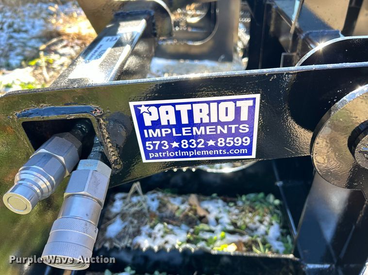 image for item NJ9624 Patriot Implements skid steer grapple bucket