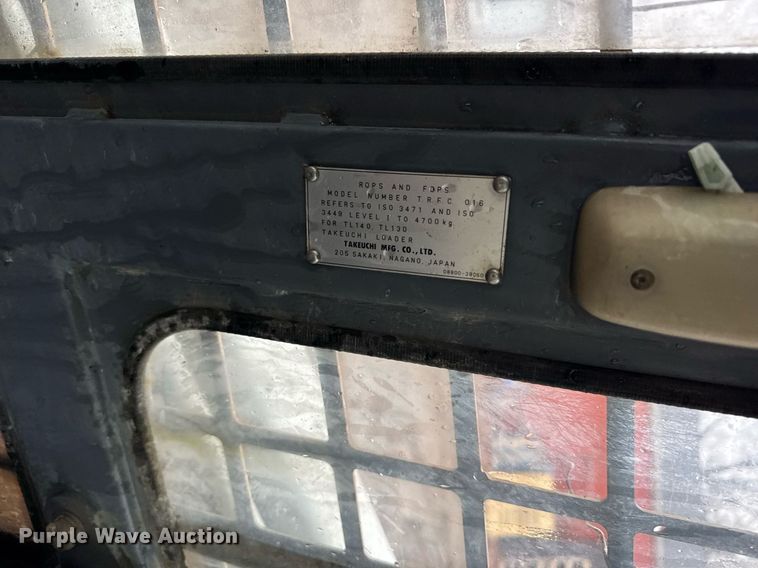 image for item OG9781 2004 Takeuchi TL140 tracked skid steer loader