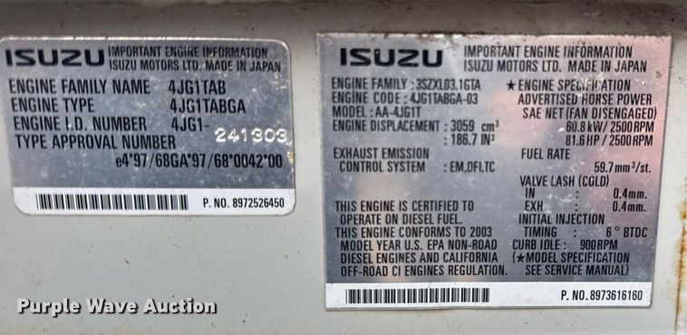 image for item OG9781 2004 Takeuchi TL140 tracked skid steer loader