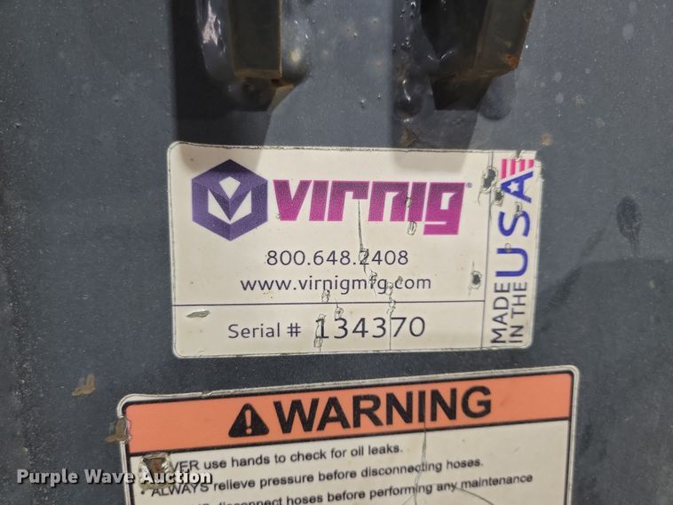 image for item OH9470 2019 Virnig skid steer broom