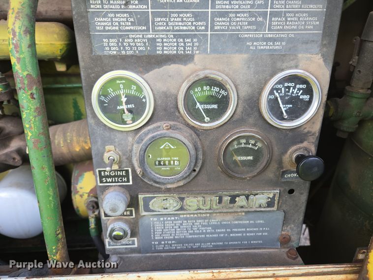 image for item YA0154 1977 Sullair 150-GP air compressor