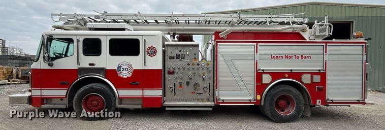 image for item DM5504 2006 American LaFrance Eagle ladder fire truck