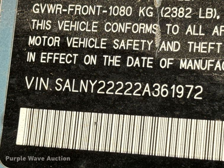 image for item DO0086 2002 Land Rover Freelander SE SUV