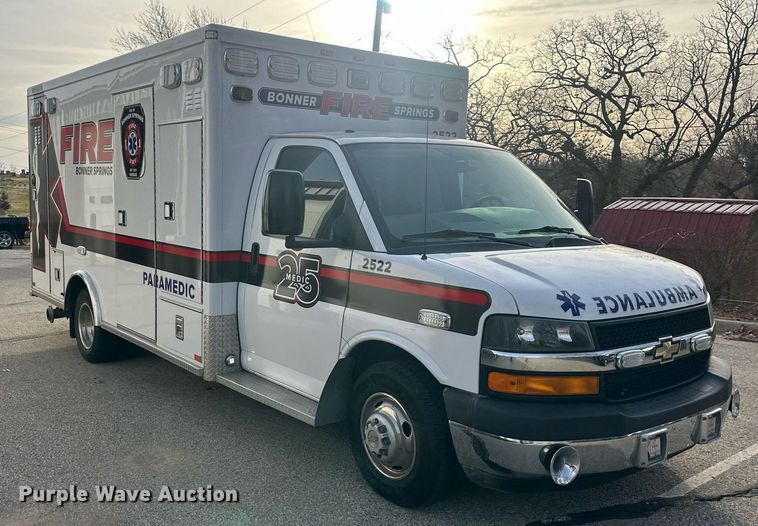 image for item DQ6542 2011 Chevrolet Express G4500 ambulance