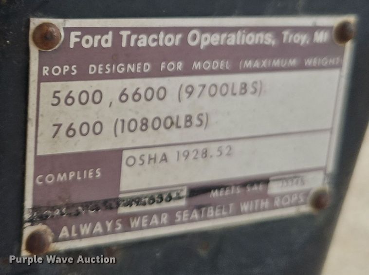 image for item DT7585 Ford Tiger Special 5610 tractor