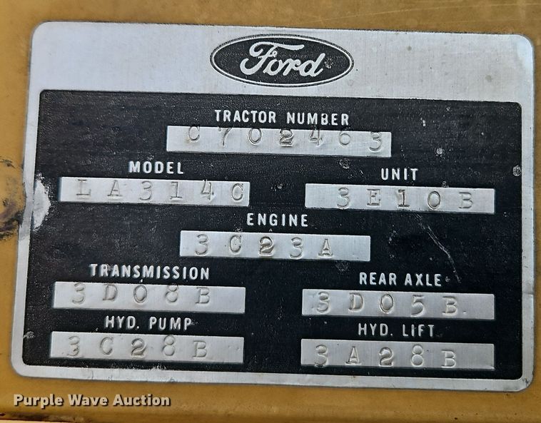 image for item DT7585 Ford Tiger Special 5610 tractor