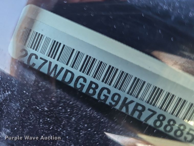 image for item DV0188 2019 Dodge Grand Caravan handicap accessible van