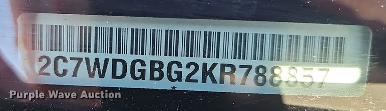 image for item DV0189 2019 Dodge Grand Caravan handicap accessible van