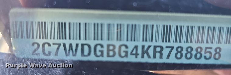 image for item DV0190 2019 Dodge Grand Caravan handicap accessible van