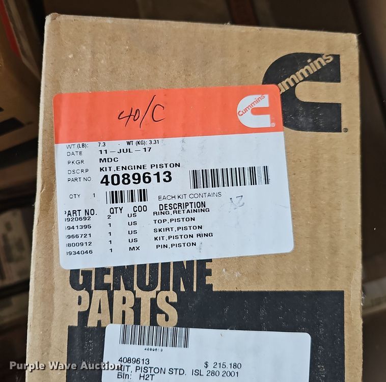 image for item DV0204 Cummins engine parts