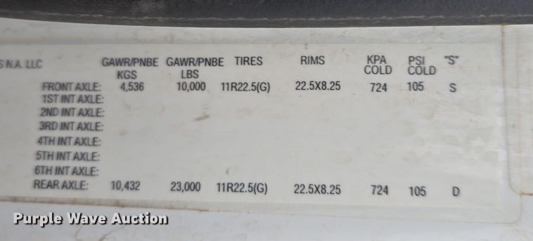 image for item DW3930 2018 Freightliner Business Class M2 street sweeper truck