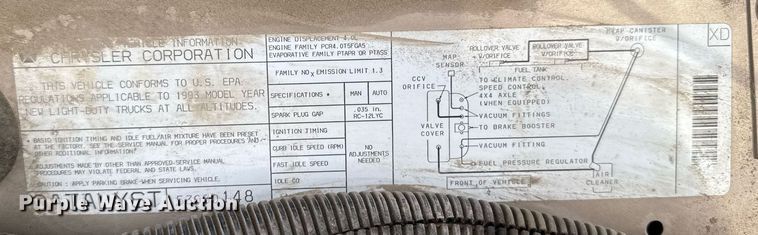 image for item DX3930 1993 Jeep Cherokee SUV