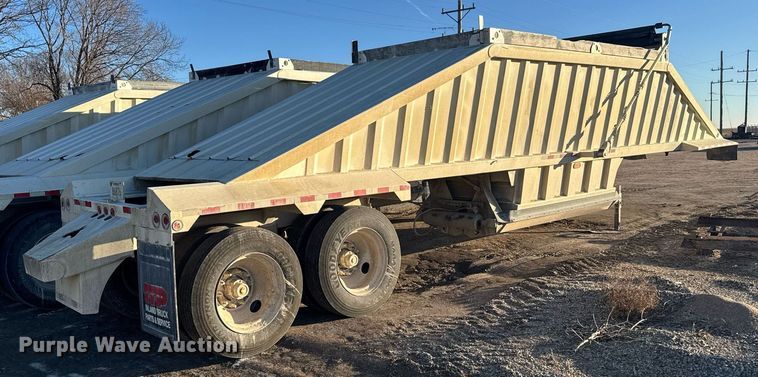 image for item DX3936 2015 Construction Trailer Specialist BDT-40 bottom dump trailer