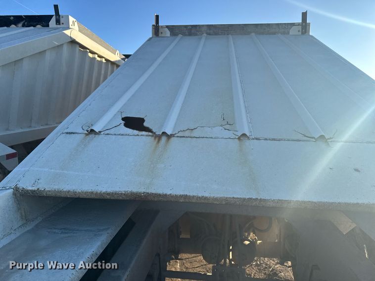 image for item DX3936 2015 Construction Trailer Specialist BDT-40 bottom dump trailer