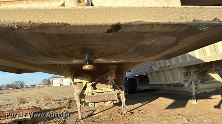 image for item DX3936 2015 Construction Trailer Specialist BDT-40 bottom dump trailer