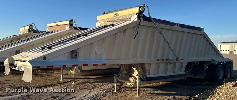 image for item DX3938 2015 Construction Trailer Specialists BDT-40 bottom dump trailer
