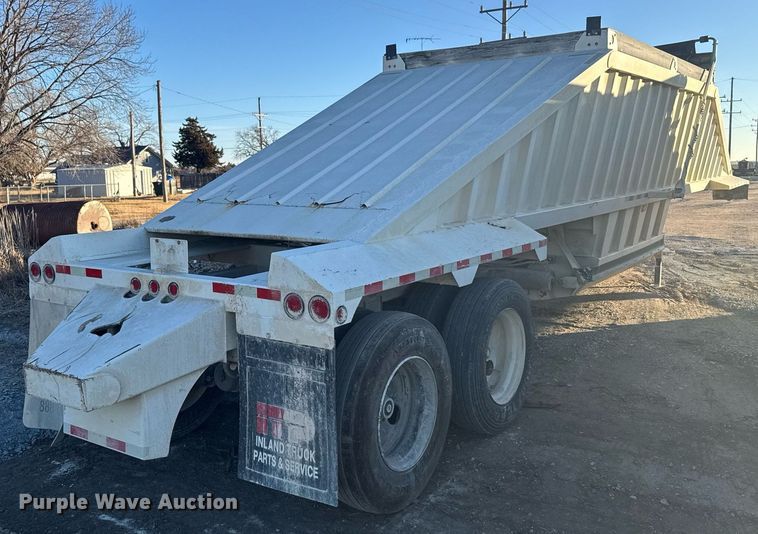 image for item DX3938 2015 Construction Trailer Specialists BDT-40 bottom dump trailer