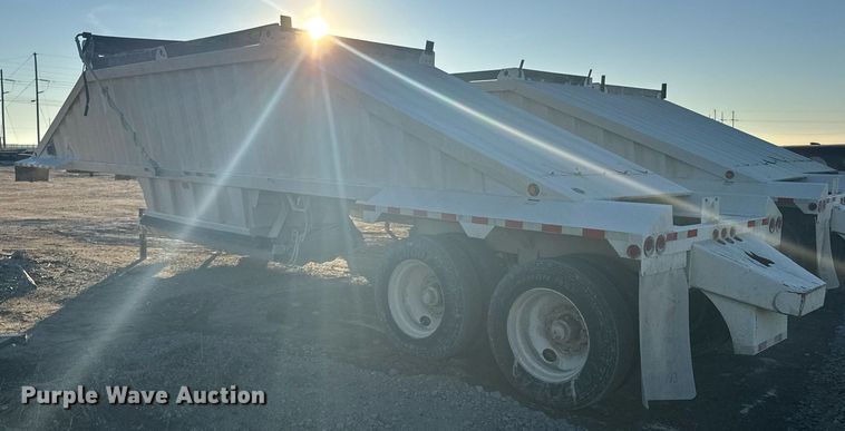 image for item DX3938 2015 Construction Trailer Specialists BDT-40 bottom dump trailer