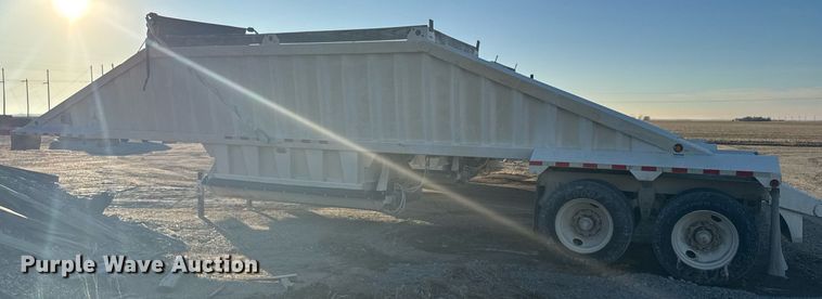 image for item DX3938 2015 Construction Trailer Specialists BDT-40 bottom dump trailer