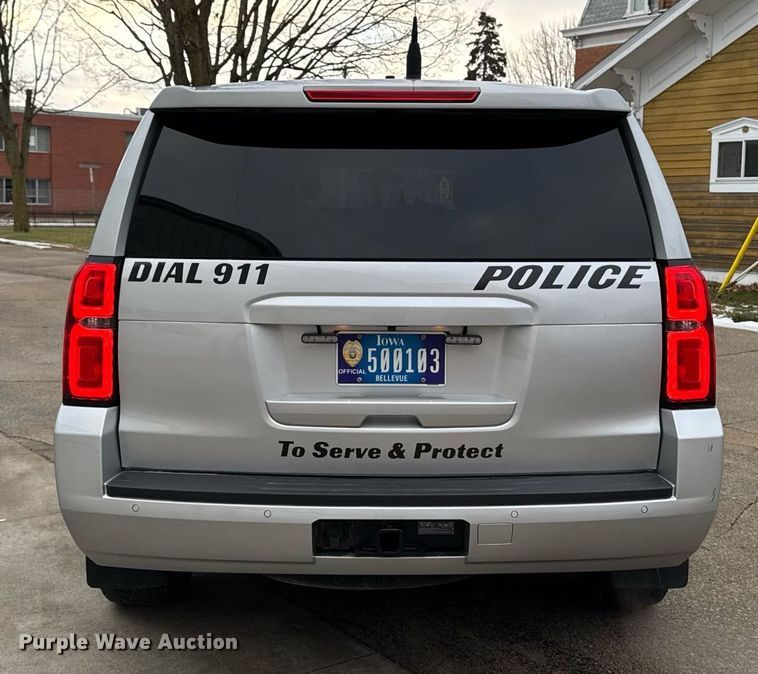 image for item EG7108 2019 Chevrolet Tahoe Police SUV