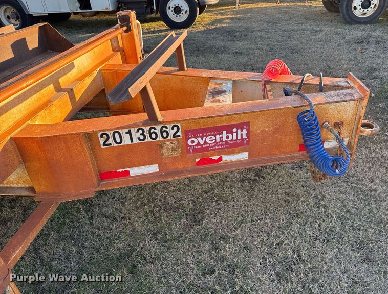 image for item EG7947 2013 Overbilt equipment trailer
