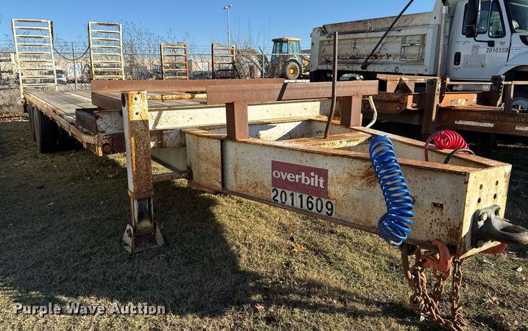 image for item EG7951 2011 Overbilt equipment trailer