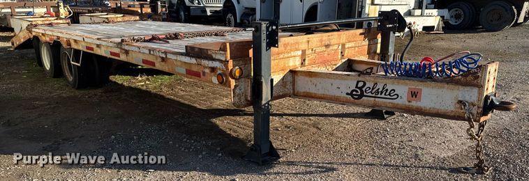 image for item EG7952 2012 Belshe BDT25 equipment trailer