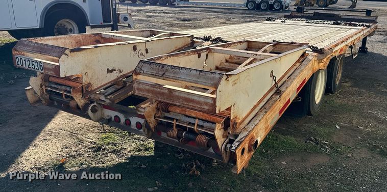 image for item EG7952 2012 Belshe BDT25 equipment trailer