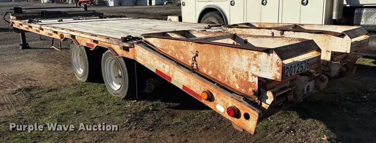 image for item EG7952 2012 Belshe BDT25 equipment trailer