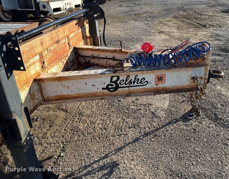 image for item EG7952 2012 Belshe BDT25 equipment trailer