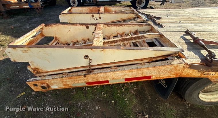 image for item EG7952 2012 Belshe BDT25 equipment trailer