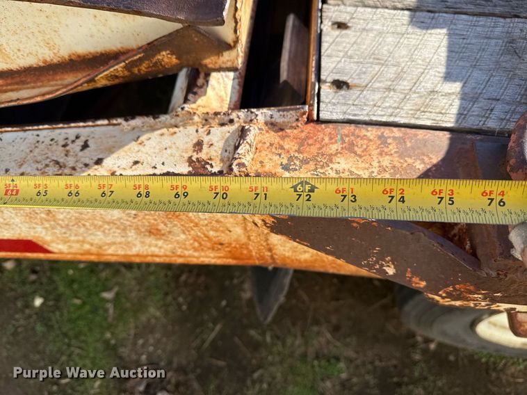 image for item EG7952 2012 Belshe BDT25 equipment trailer