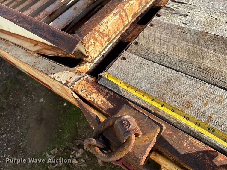 image for item EG7952 2012 Belshe BDT25 equipment trailer