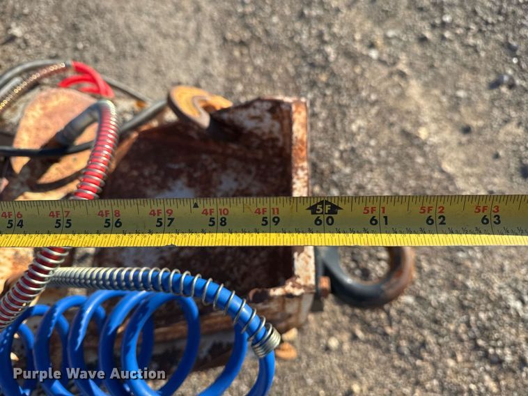 image for item EG7952 2012 Belshe BDT25 equipment trailer