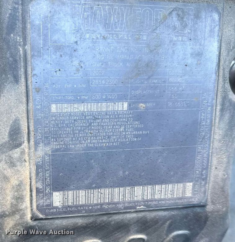 image for item EG7957 2008 International 4400 utility / service truck