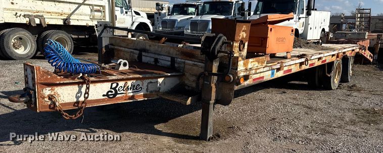image for item EG7962 2012 Belshe BDT25 equipment trailer