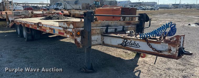 image for item EG7962 2012 Belshe BDT25 equipment trailer