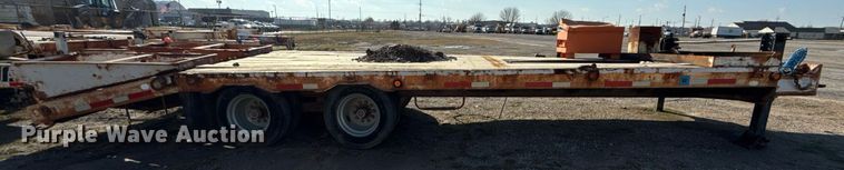 image for item EG7962 2012 Belshe BDT25 equipment trailer