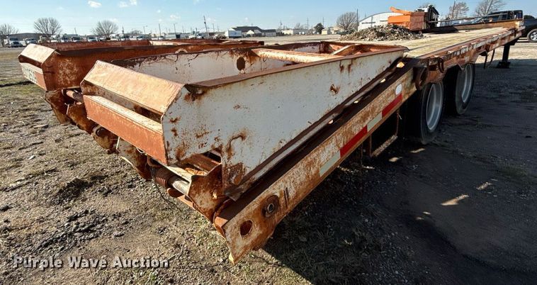 image for item EG7962 2012 Belshe BDT25 equipment trailer