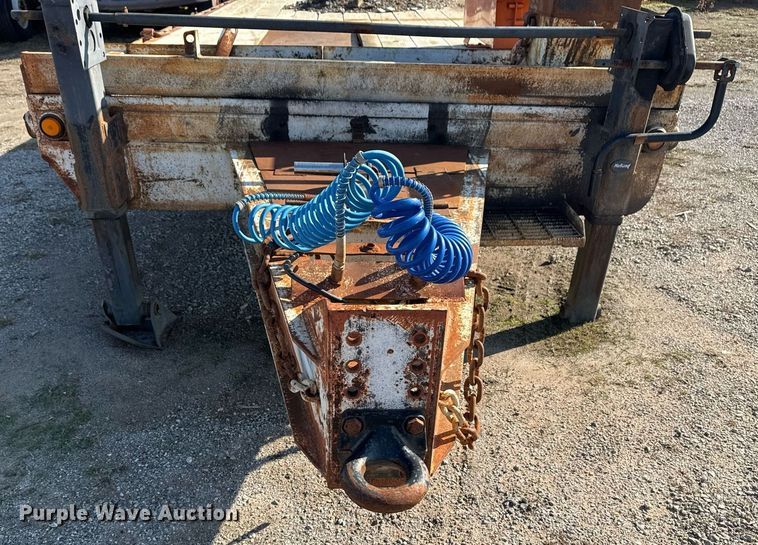 image for item EG7962 2012 Belshe BDT25 equipment trailer