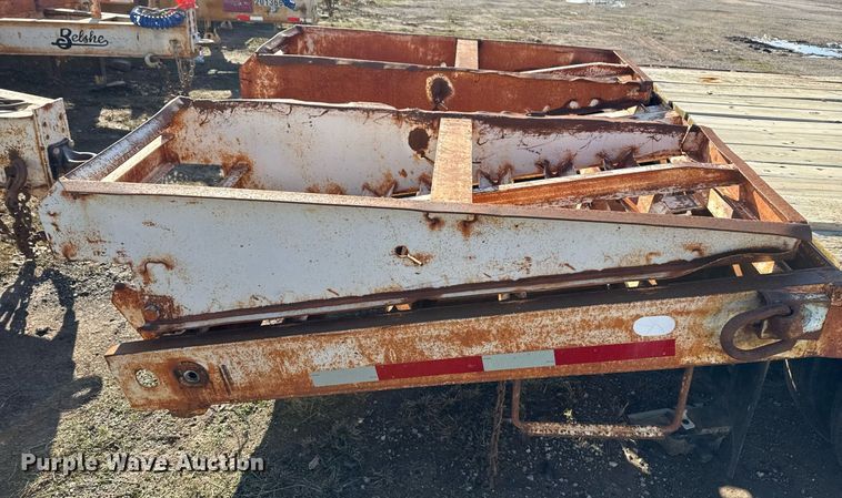 image for item EG7962 2012 Belshe BDT25 equipment trailer