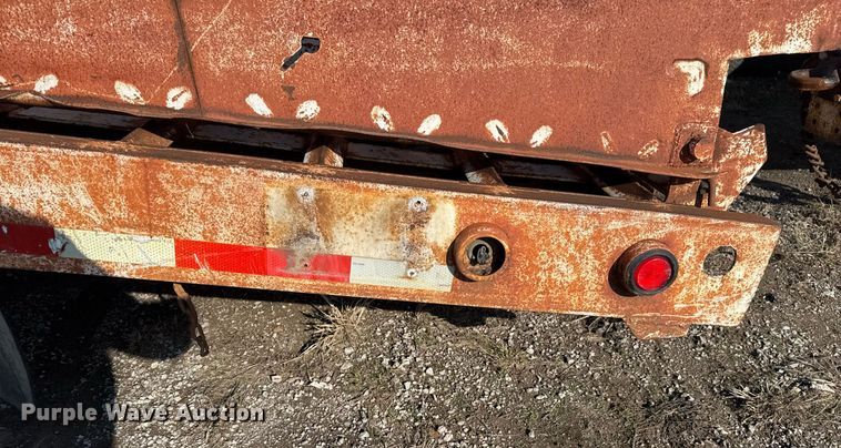 image for item EG7962 2012 Belshe BDT25 equipment trailer